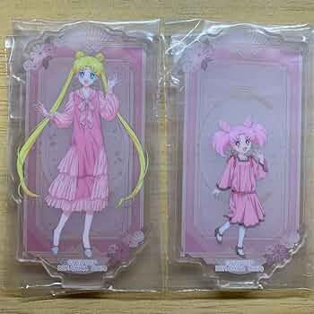 セーラームーン - 美少女戦士セーラームーンブラックムーンアクリルスタンドちびうさアクリル セーラームーン - セーラームーン ブラックレディ アクリル